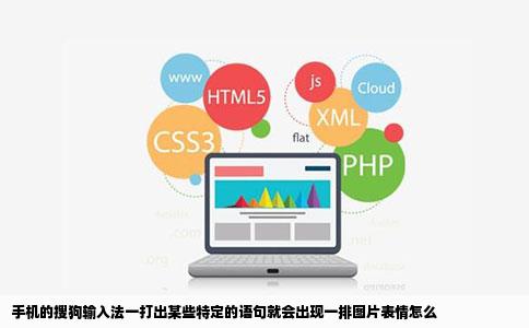 手机的搜狗输入法一打出某些特定的语句就会出现一排图片表情怎么