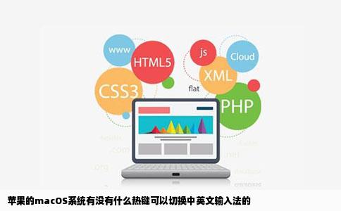 苹果的macOS系统有没有什么热键可以切换中英文输入法的
