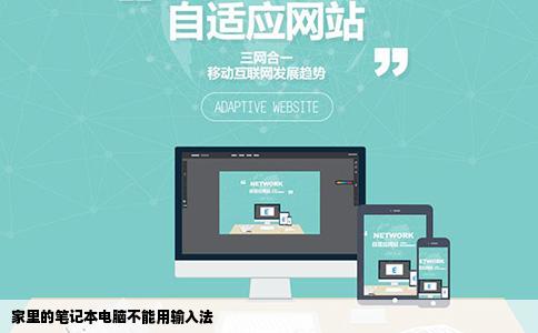 家里的笔记本电脑不能用输入法