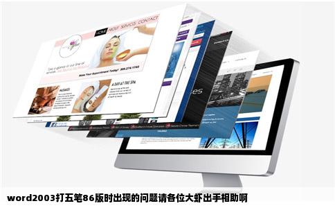 word2003打五笔86版时出现的问题请各位大虾出手相助啊