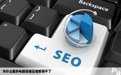 为什么我的电脑安装五笔都用不了