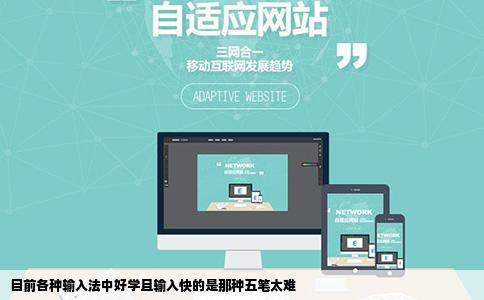 目前各种输入法中好学且输入快的是那种五笔太难