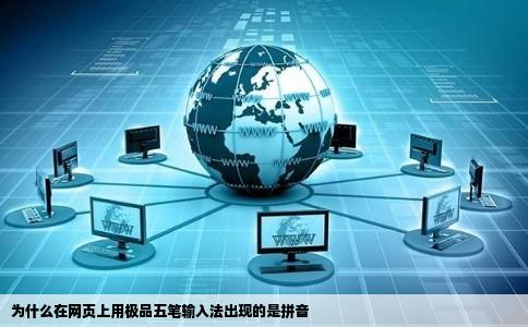 为什么在网页上用极品五笔输入法出现的是拼音