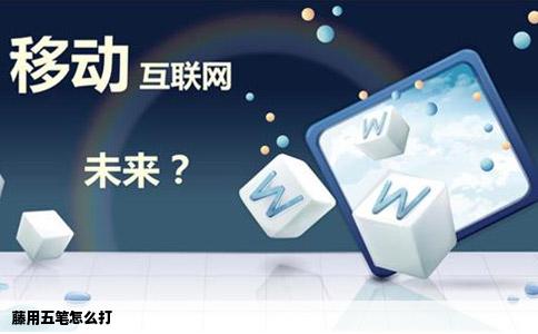 藤用五笔怎么打