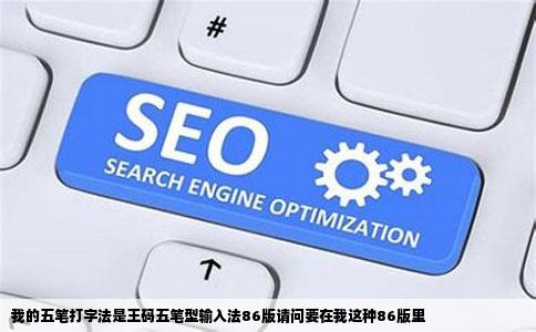 我的五笔打字法是王码五笔型输入法86版请问要在我这种86版里