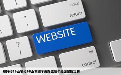 郑码和86五笔和98五笔哪个更好或哪个是国家指定的