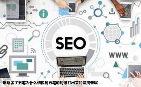 明明装了五笔为什么切换到五笔的时候打出来的是拼音呢