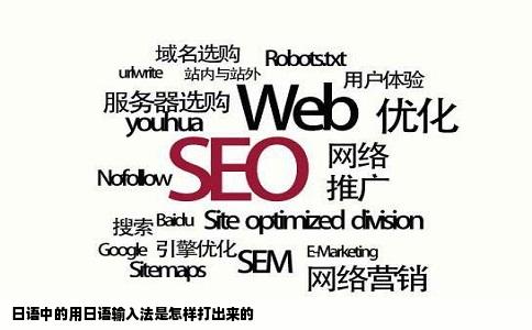 日语中的用日语输入法是怎样打出来的