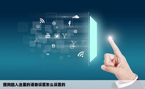 搜狗输入法里的语音设置怎么设置的