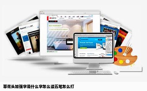 草花头加强字是什么字怎么读五笔怎么打