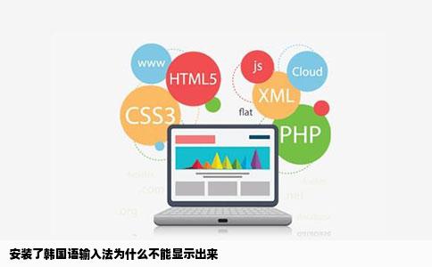 安装了韩国语输入法为什么不能显示出来