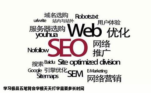 学习极品五笔背会字根天天打字需要多长时间