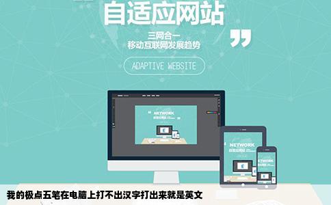 我的极点五笔在电脑上打不出汉字打出来就是英文