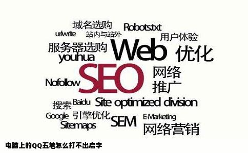 电脑上的QQ五笔怎么打不出启字