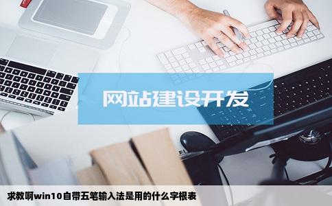 求教啊win10自带五笔输入法是用的什么字根表