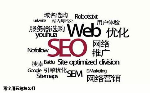 毒字用五笔怎么打