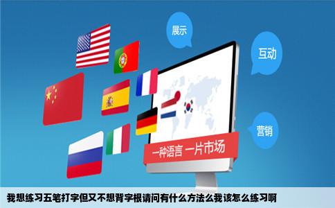 我想练习五笔打字但又不想背字根请问有什么方法么我该怎么练习啊