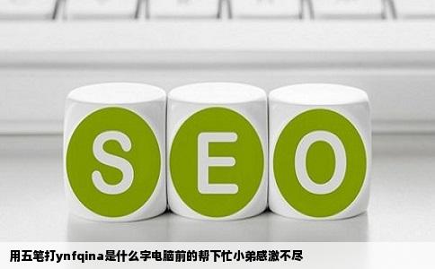 用五笔打ynfqina是什么字电脑前的帮下忙小弟感激不尽