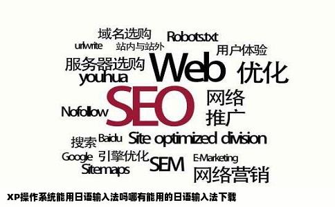 XP操作系统能用日语输入法吗哪有能用的日语输入法下载