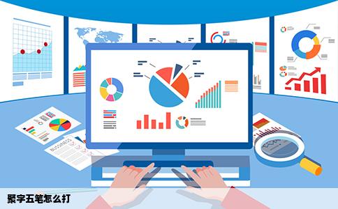 聚字五笔怎么打