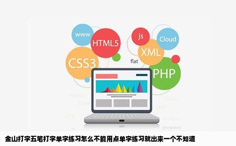 金山打字五笔打字单字练习怎么不能用点单字练习就出来一个不知道