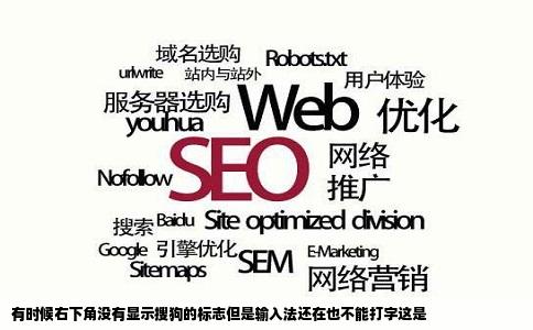 有时候右下角没有显示搜狗的标志但是输入法还在也不能打字这是