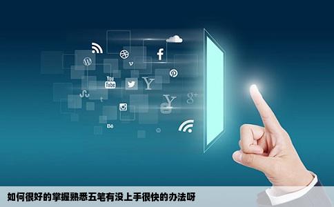 如何很好的掌握熟悉五笔有没上手很快的办法呀