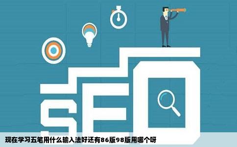 现在学习五笔用什么输入法好还有86版98版用哪个呀