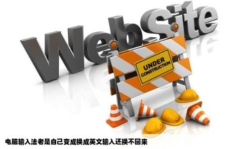 电脑输入法老是自己变成换成英文输入还换不回来
