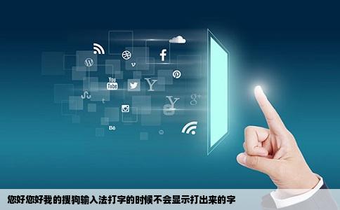 您好您好我的搜狗输入法打字的时候不会显示打出来的字