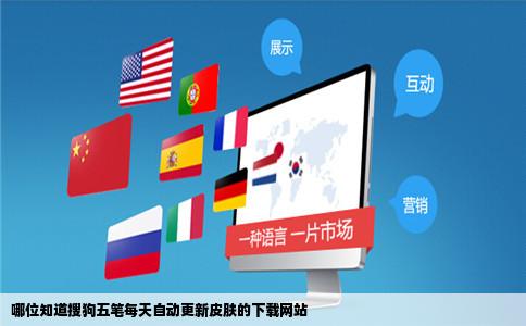 哪位知道搜狗五笔每天自动更新皮肤的下载网站